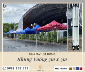 Khung Nhà Bạt Di Động 3M X 3M (Khung Vuông) Khung Nhà Bạt Di Động 3M X 3M (Khung Vuông)
