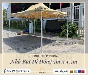 Nhà Bạt Di Động Khung Vuông 3M X 4,5M Nhà Bạt Di Động Khung Vuông 3M X 4,5M
