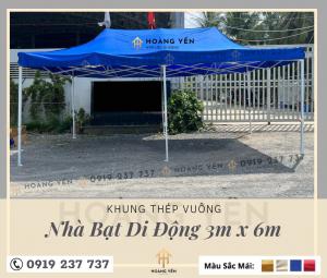 Nhà Bạt Di Động Khung Lớn Đẹp 3M X6M Nhà Bạt Di Động Khung Lớn Đẹp 3M X6M
