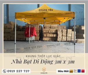 Nhà Bạt Di Động Khung Lục Giác 3Mx 3M Nhà Bạt Di Động Khung Lục Giác 3Mx 3M