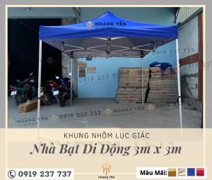 Nhà Bạt Di Động Khung Vuông 3M X 3M Nhà Bạt Di Động Khung Vuông 3M X 3M