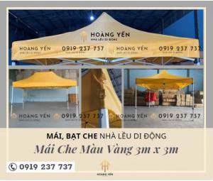 Bạt, Mái Che Nhà Lều Di Động Vàng 3×3 Bạt, Mái Che Nhà Lều Di Động Vàng 3×3