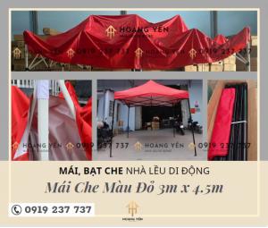Bạt, Mái Che Nhà Lều Di Động 3M X4.5M Bạt, Mái Che Nhà Lều Di Động 3M X4.5M