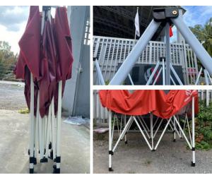 Khung Nhà Bạt Di Động 3M X 3M (Khung Vuông) Khung Nhà Bạt Di Động 3M X 3M (Khung Vuông)
