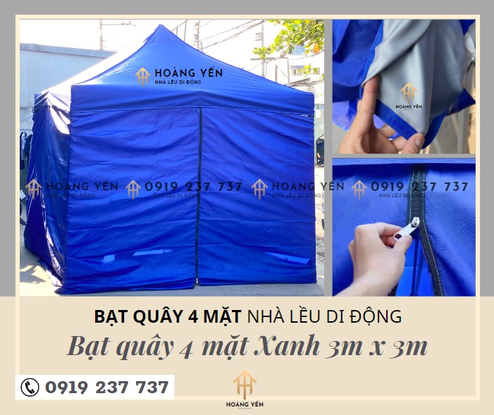 Nhà lều di động trọn bộ MÀU XANH tại Hoàng Yến Nhà lều di động trọn bộ MÀU XANH tại Hoàng Yến